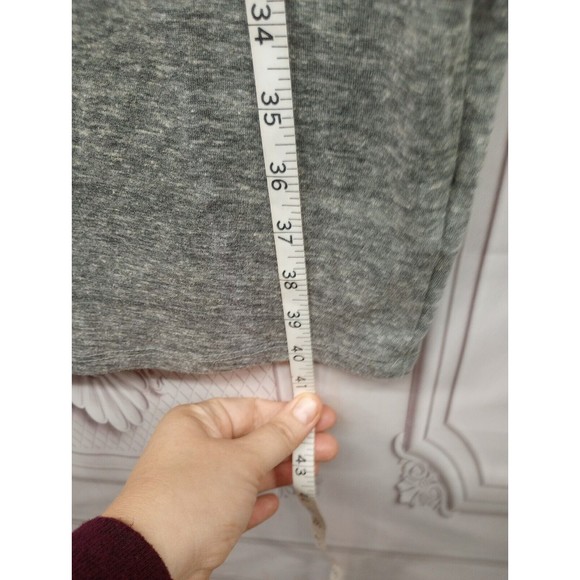 NWT LuLaRoe Dress SZ Medium Julia Style Sheath Casual Stretch Gray Yellow Trim - Picture 16 of 16